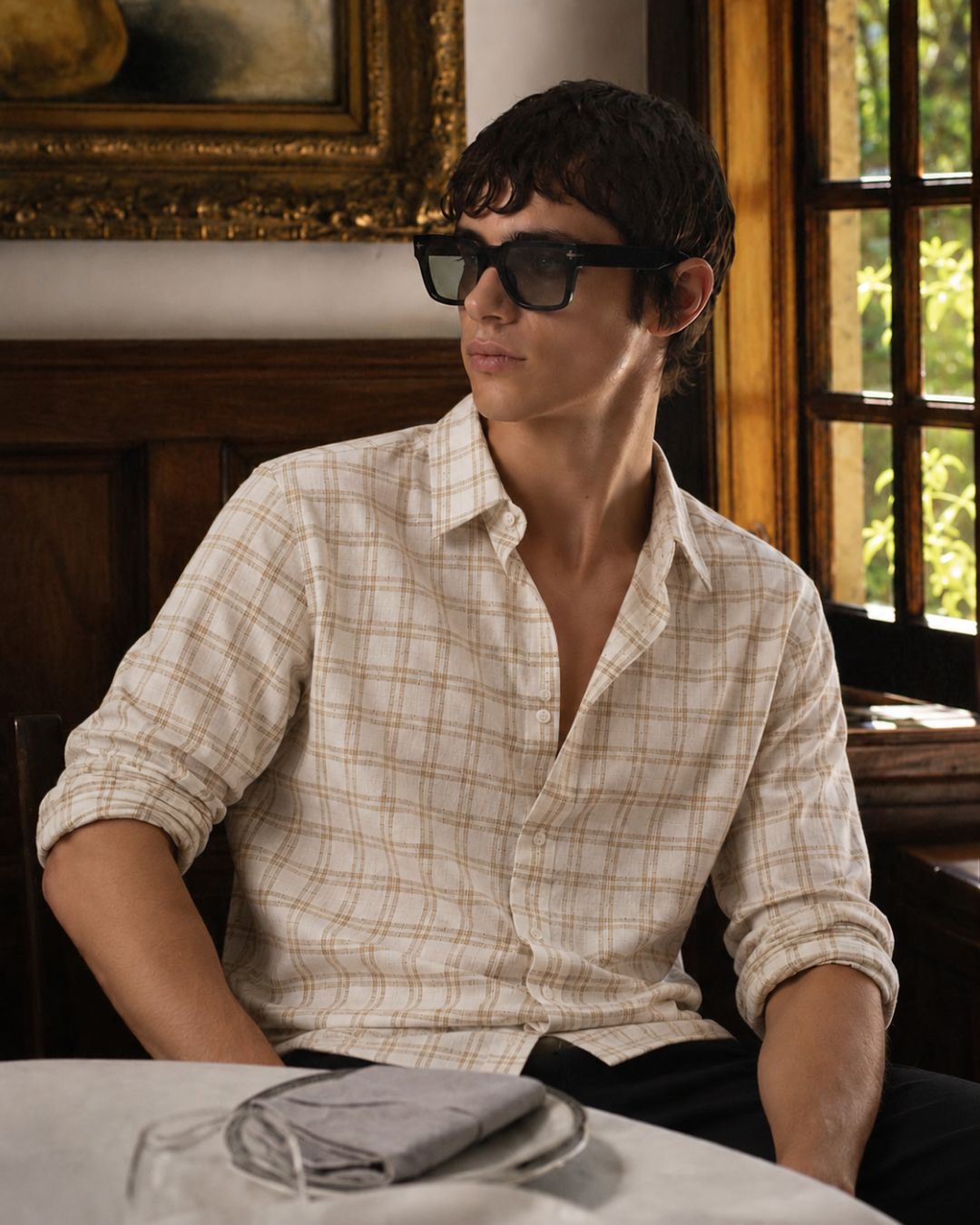 Checks Linen FS Shirt