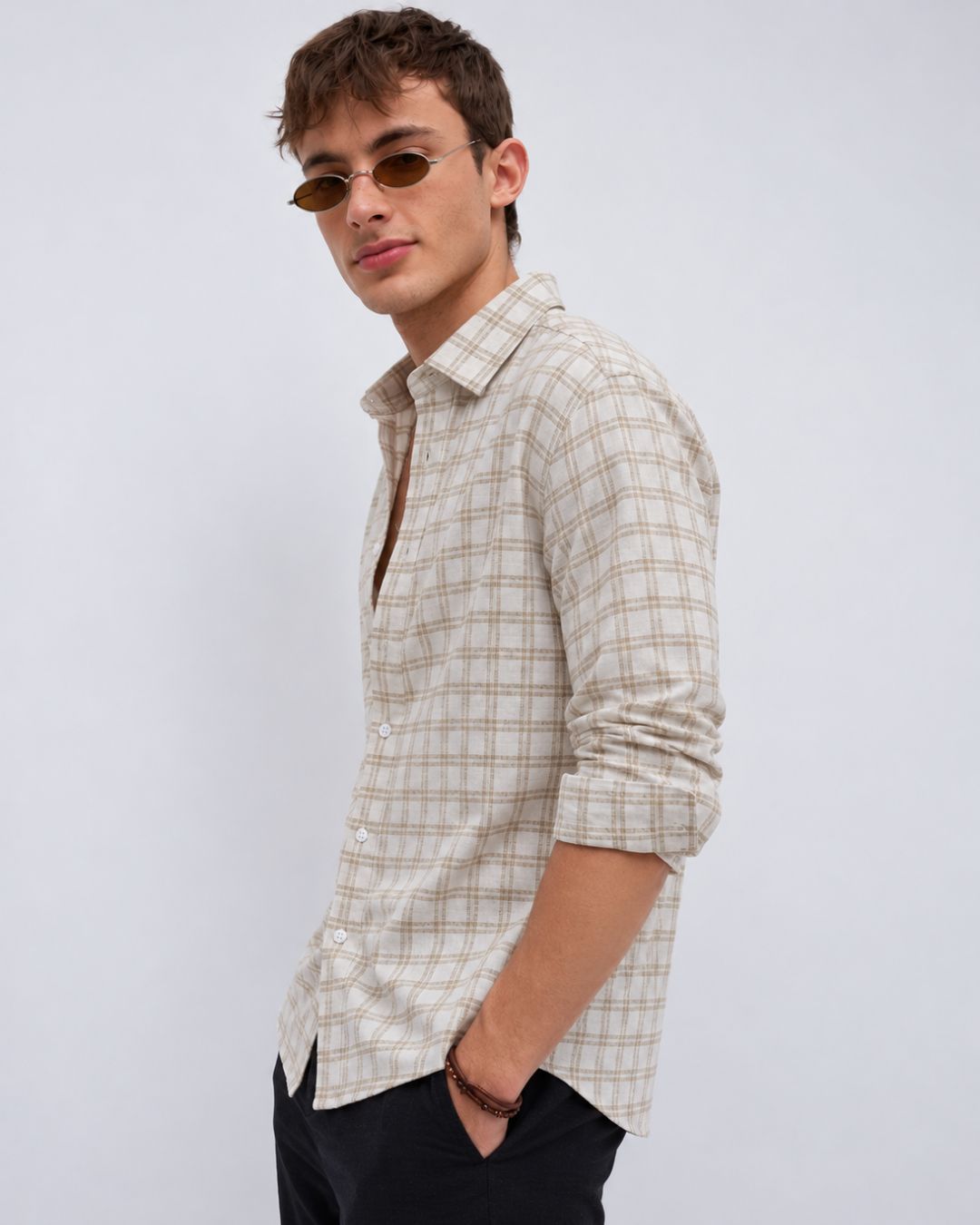 Checks Linen FS Shirt