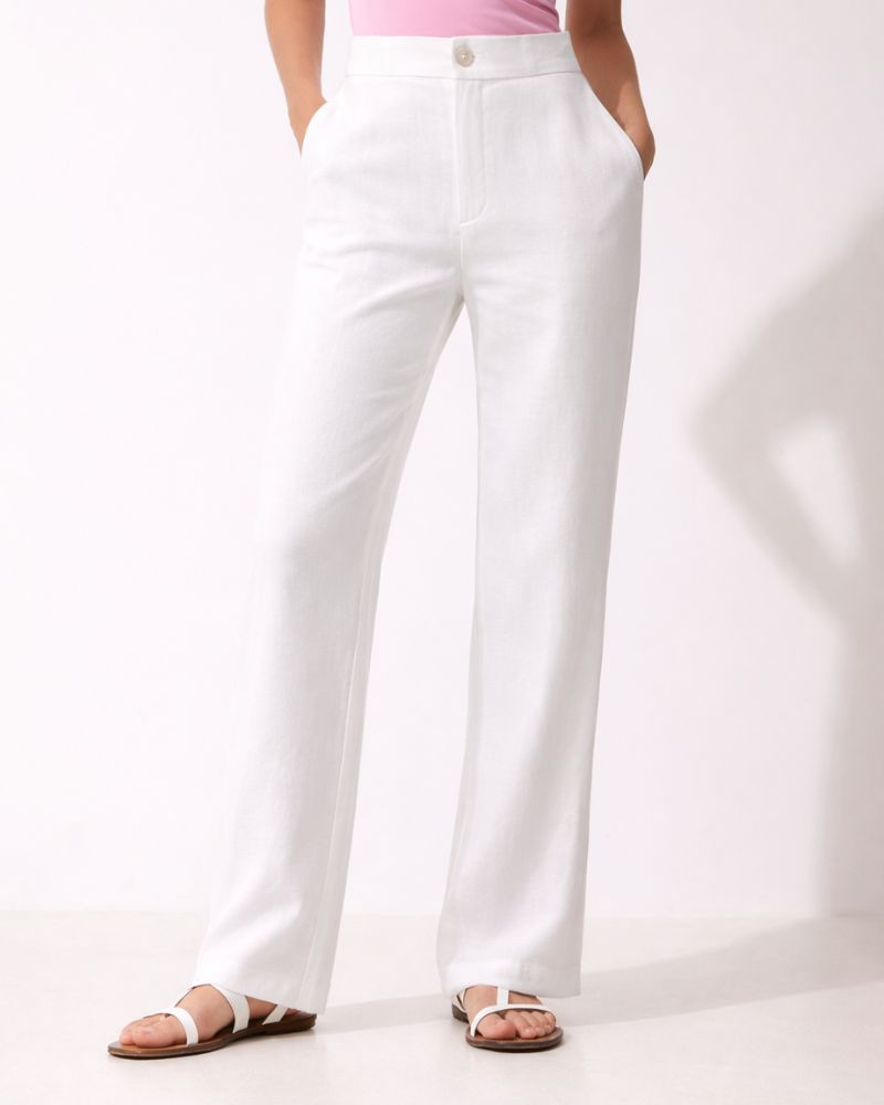 White Linen Pant