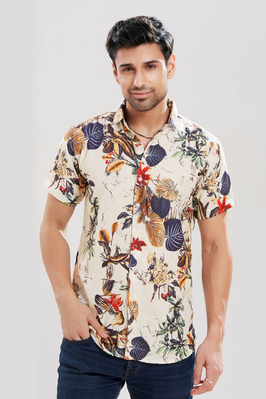 Casual Shirt, Men's Printed Shirts, Half sleeve shirt