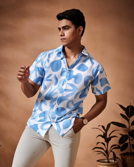 Muslin Casual Shirt, Half sleeve shirt for men, trendy shirts, stylish shirts