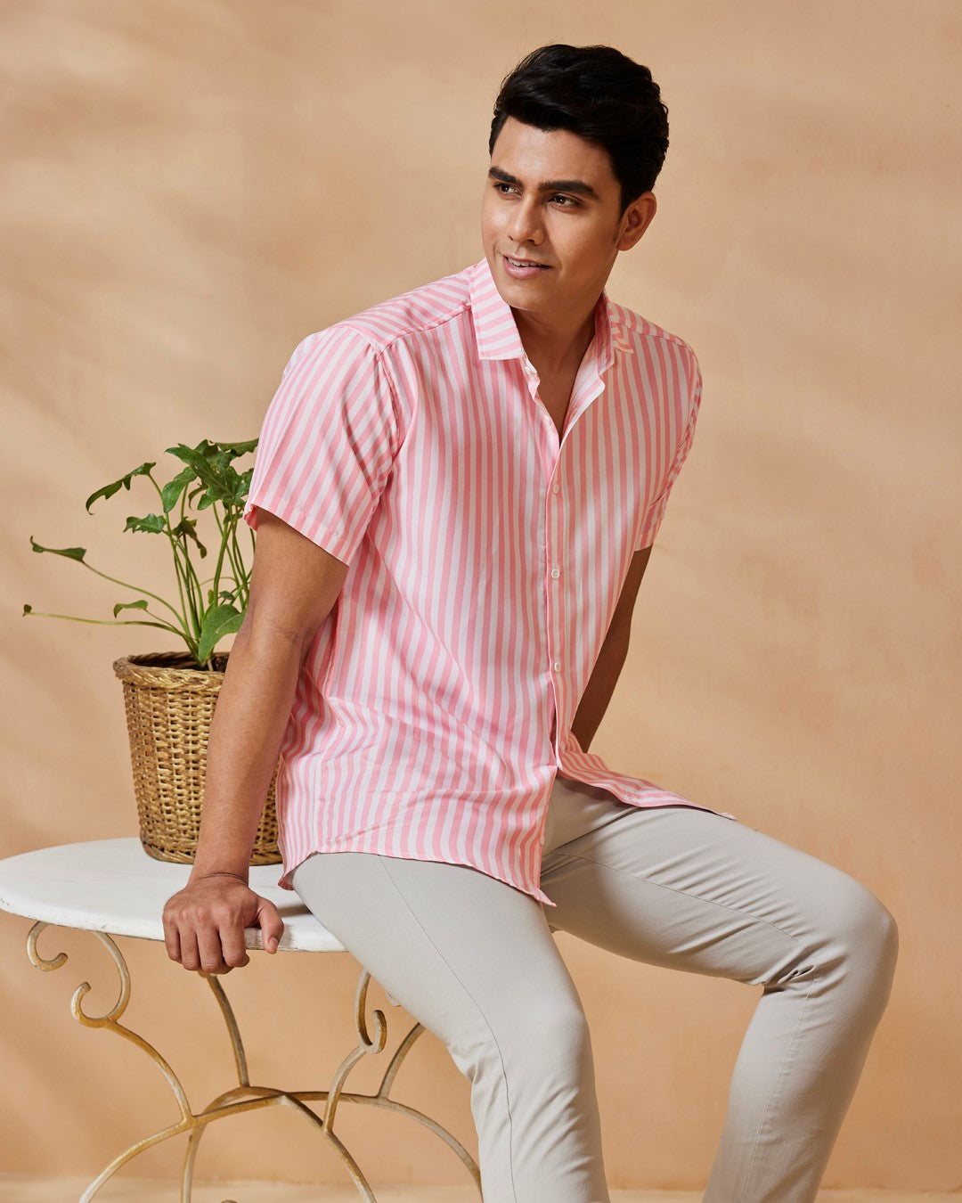 vertical striped shirt, stylish shirts, printed casual shirts