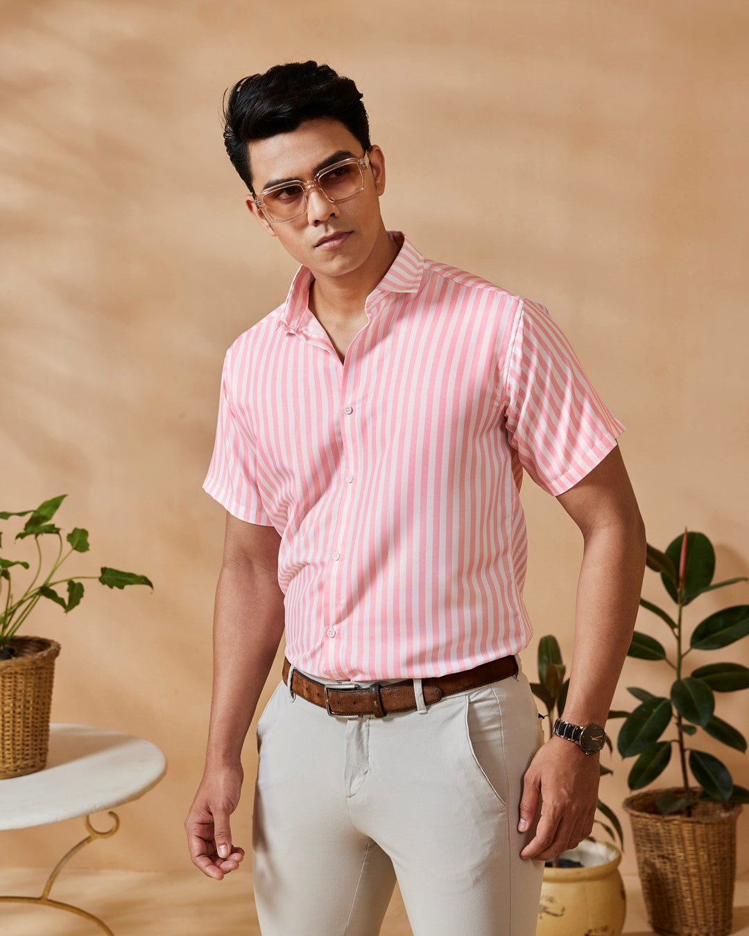 vertical striped shirt, stylish shirts, printed casual shirts