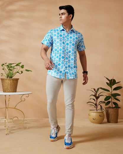 Floral Casual Shirt, Men's shirts online, printed men's shirts