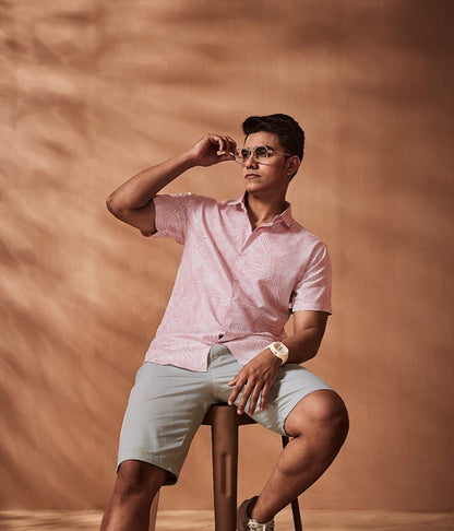 Pink casual shirt, New stylish shirts, Half sleeve shirt