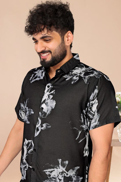 Exotic Black Casual Shirt