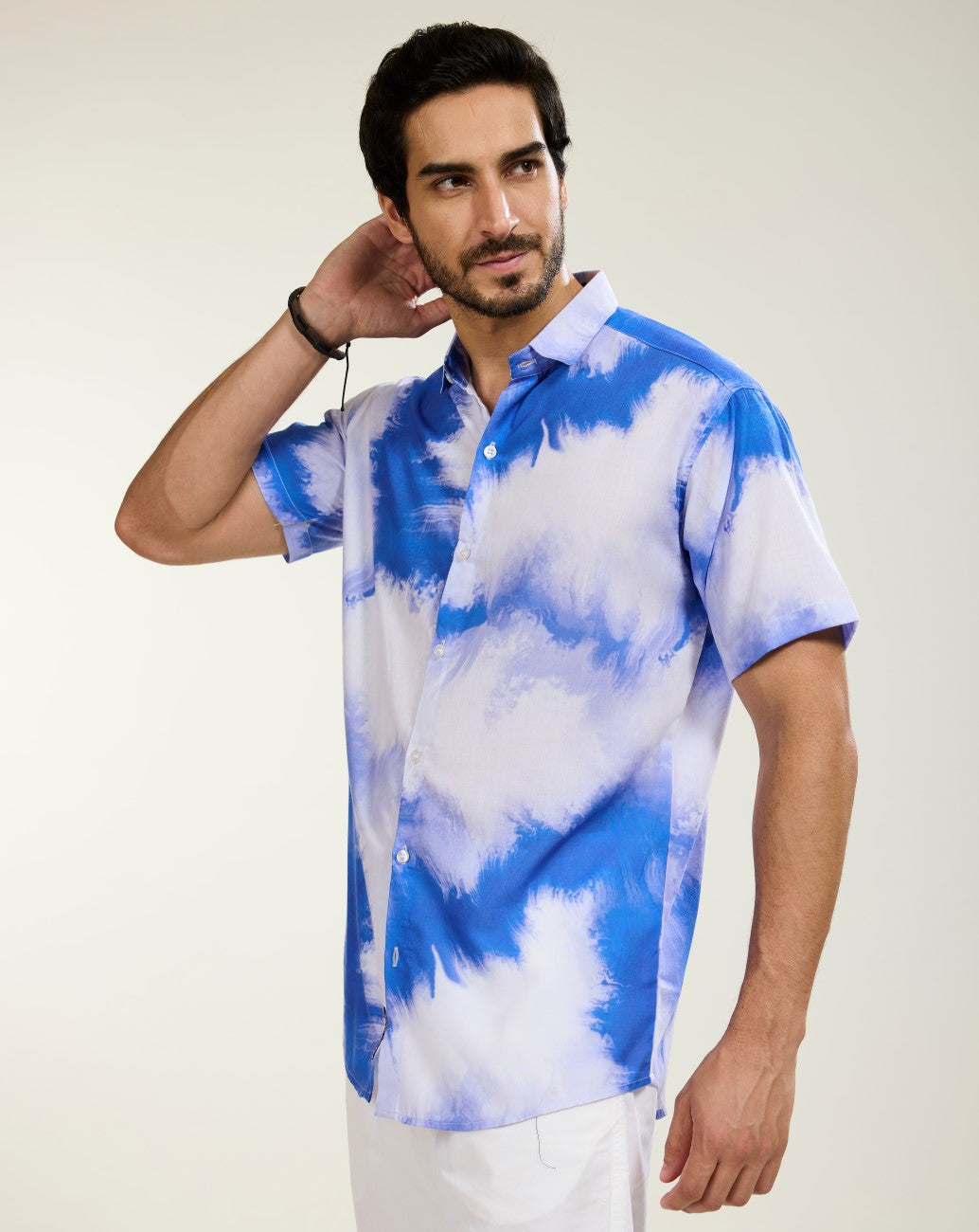 SeaBlue Tie-Dye Shirt