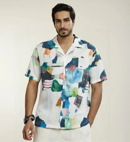 Colorful Abstract Blocks Shirt