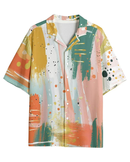 Paint Splash Print Shirt