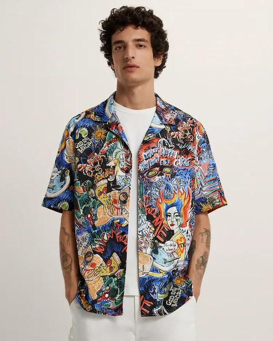 Cartoon Print Shirt