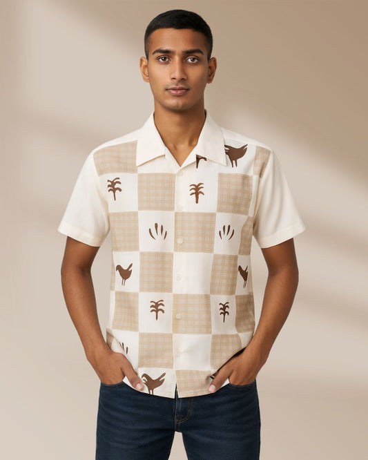 Checkerboard Symbols Shirt