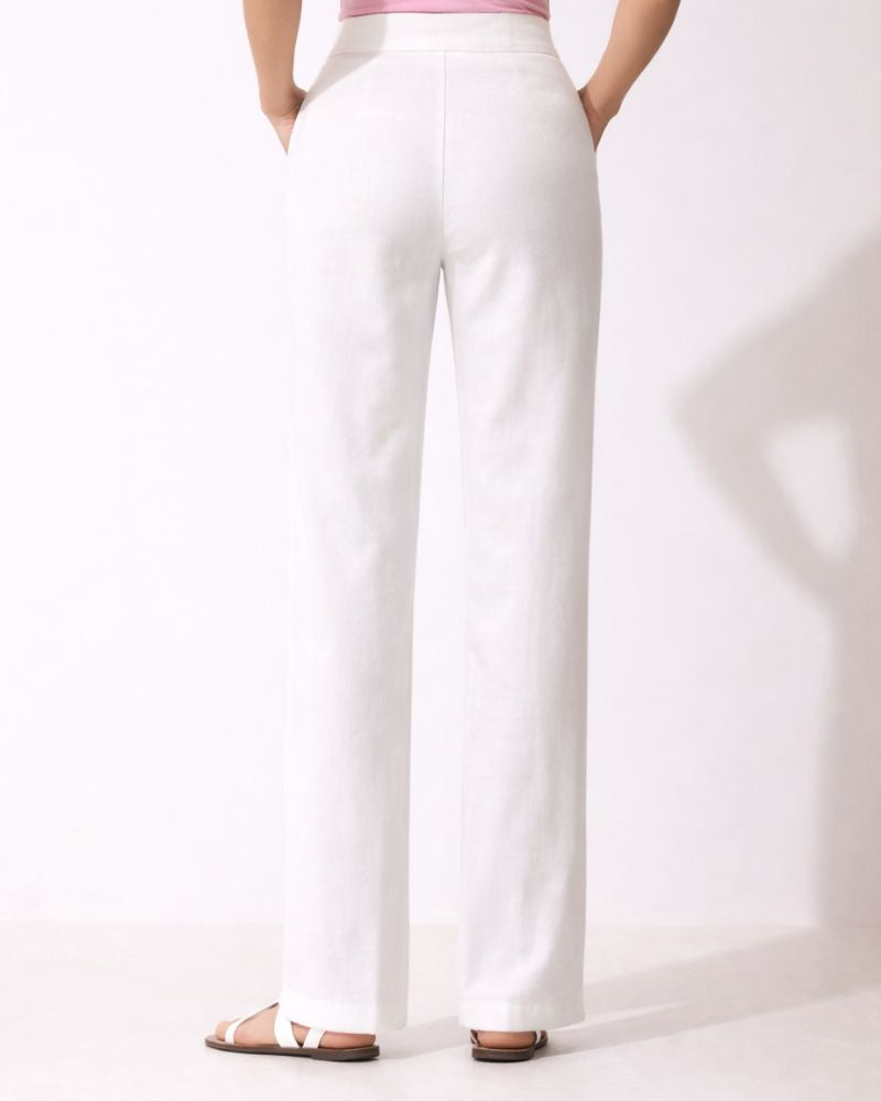 White Linen Pant