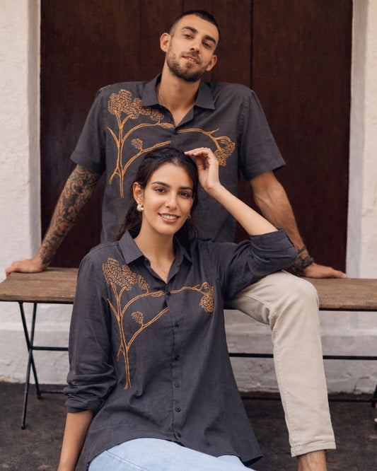Tree Brown Couple Shirts