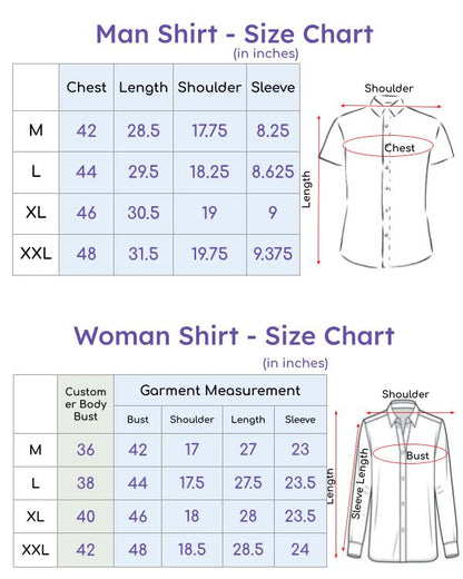 Hearty Beige Couple Shirts