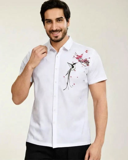 Hummingbird White Shirt