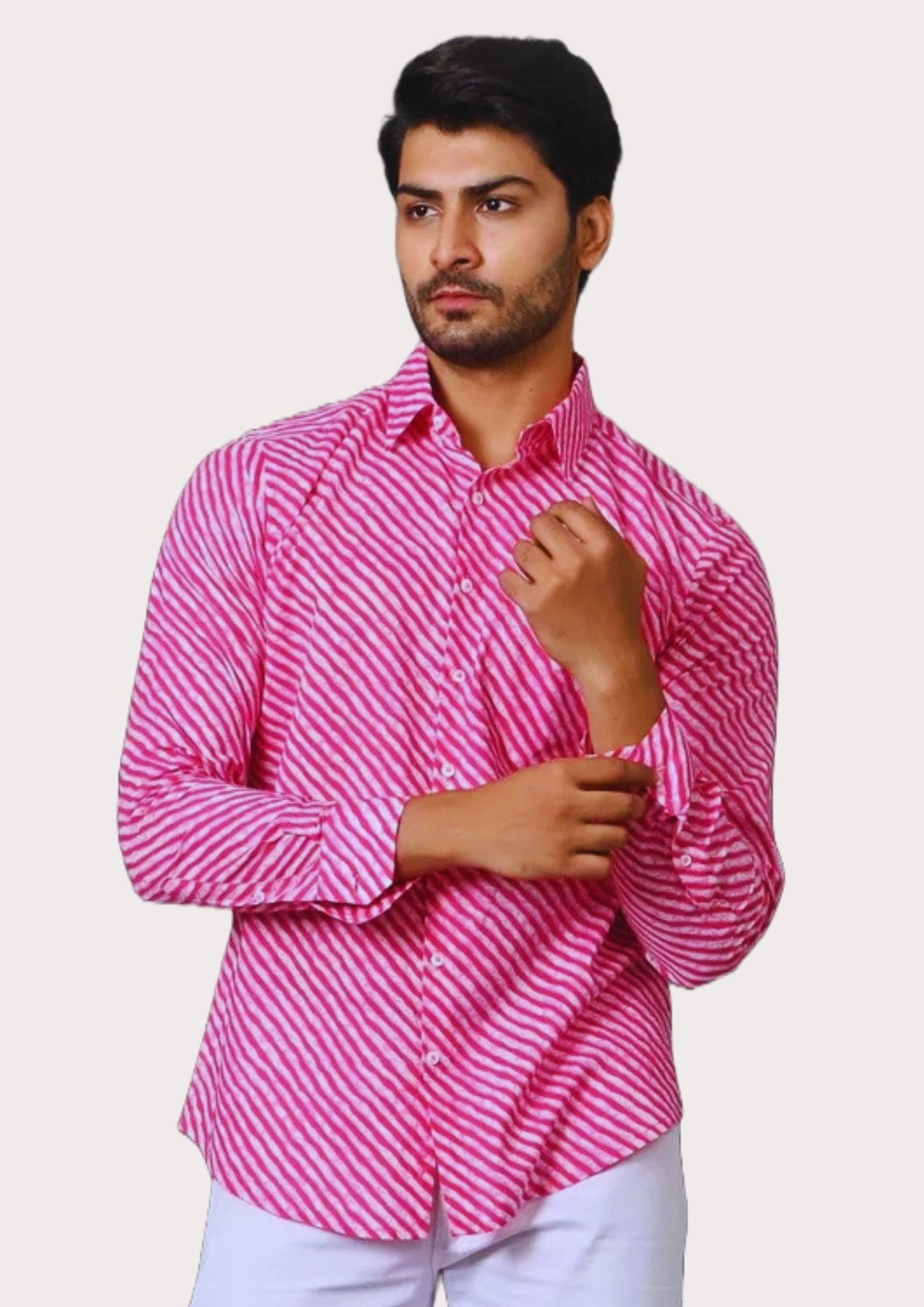 Pink Jaipuri Shirt