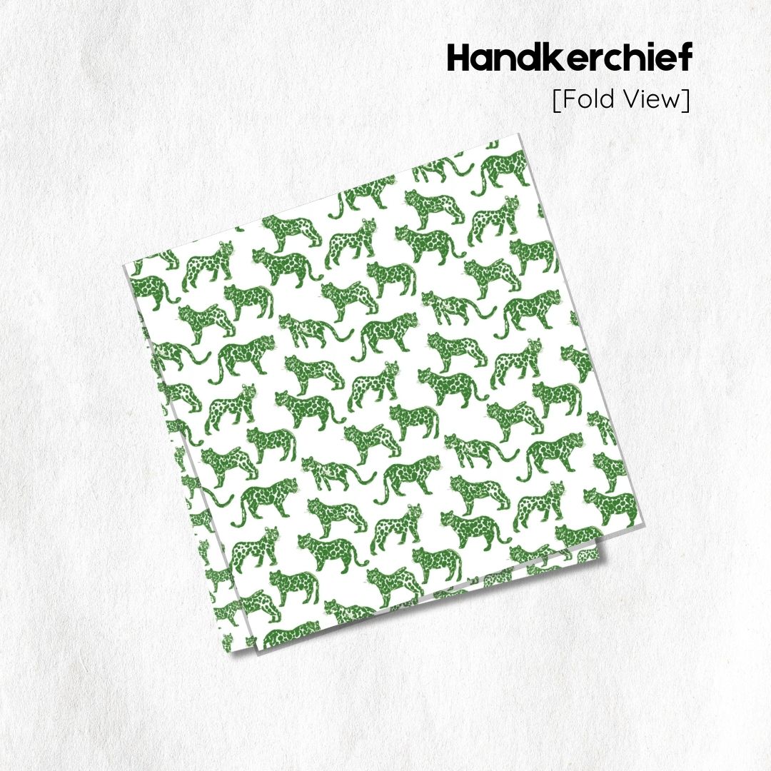 Panther Print Handkerchief