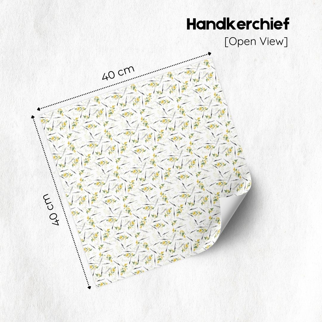 Abstract Print Handkerchief