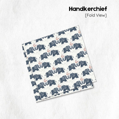 Elephant Prints Handkerchief