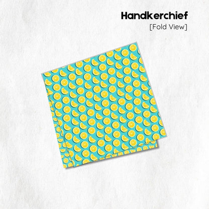 Lemon Prints Handkerchief