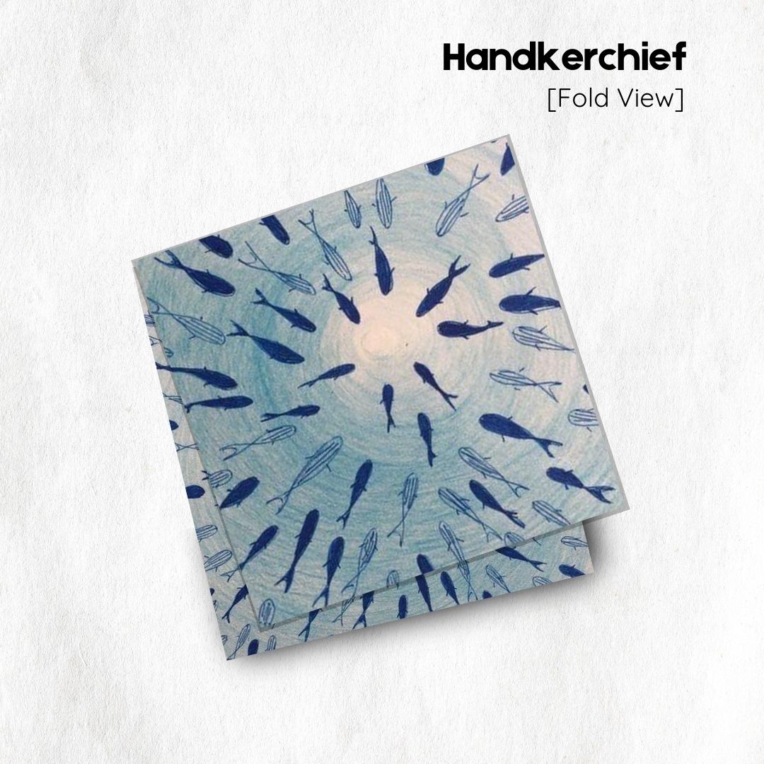 Aqua Handkerchief