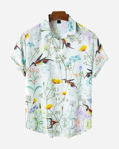 Orchid Prints Green Shirt