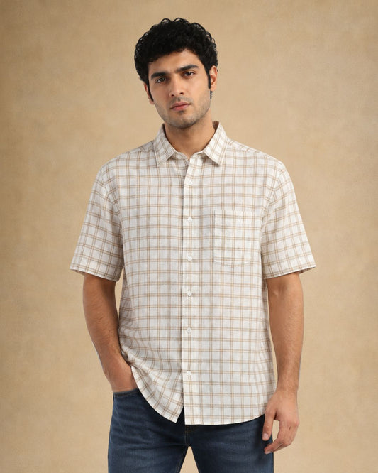 Checks Linen Shirt