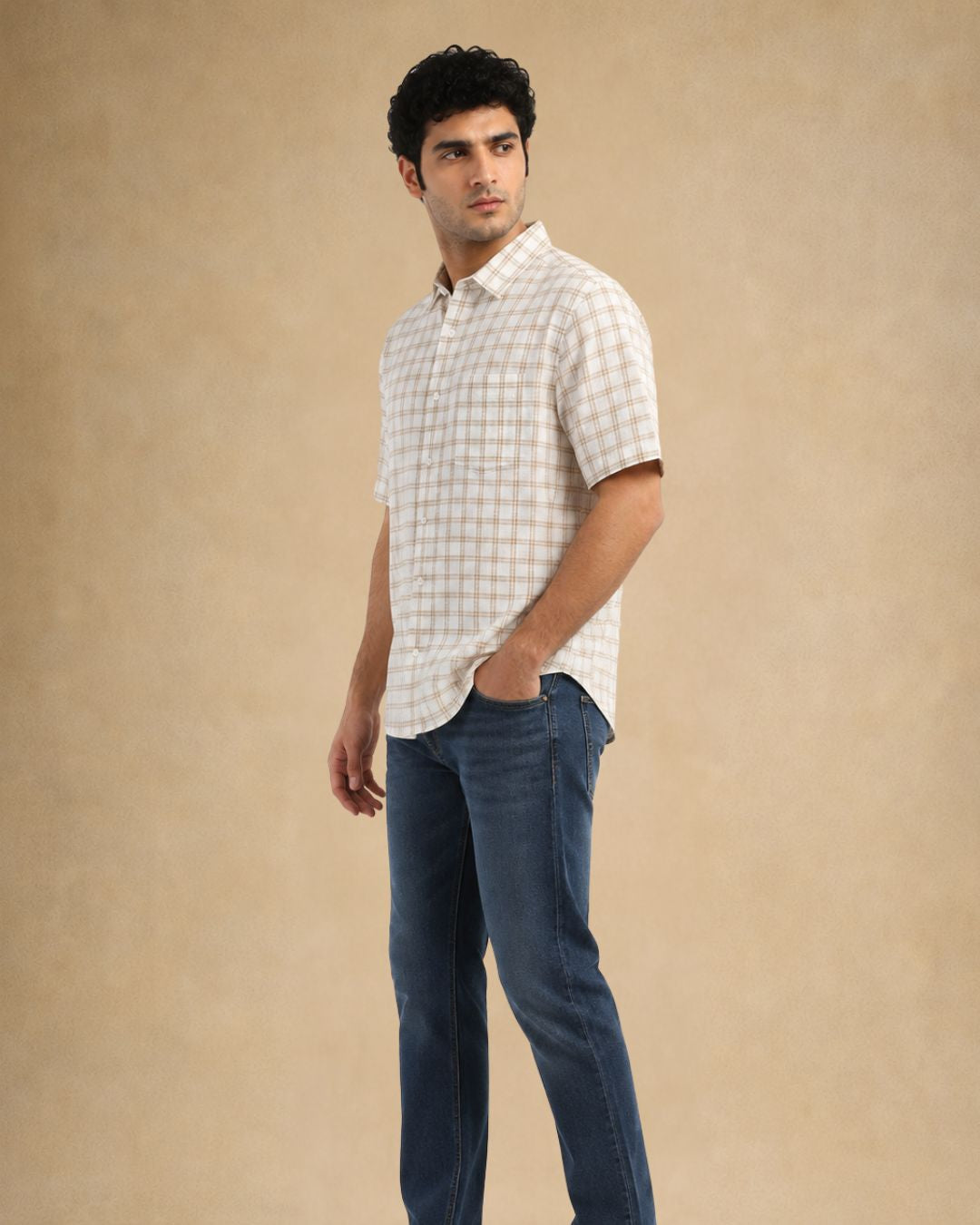 Checks Linen Shirt