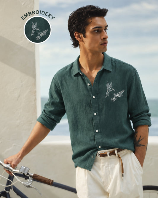 Playful Linen Shirt