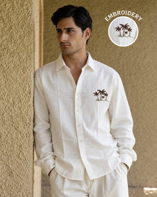Palmtree Linen Shirt