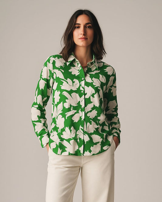 Abstract Green Shirt