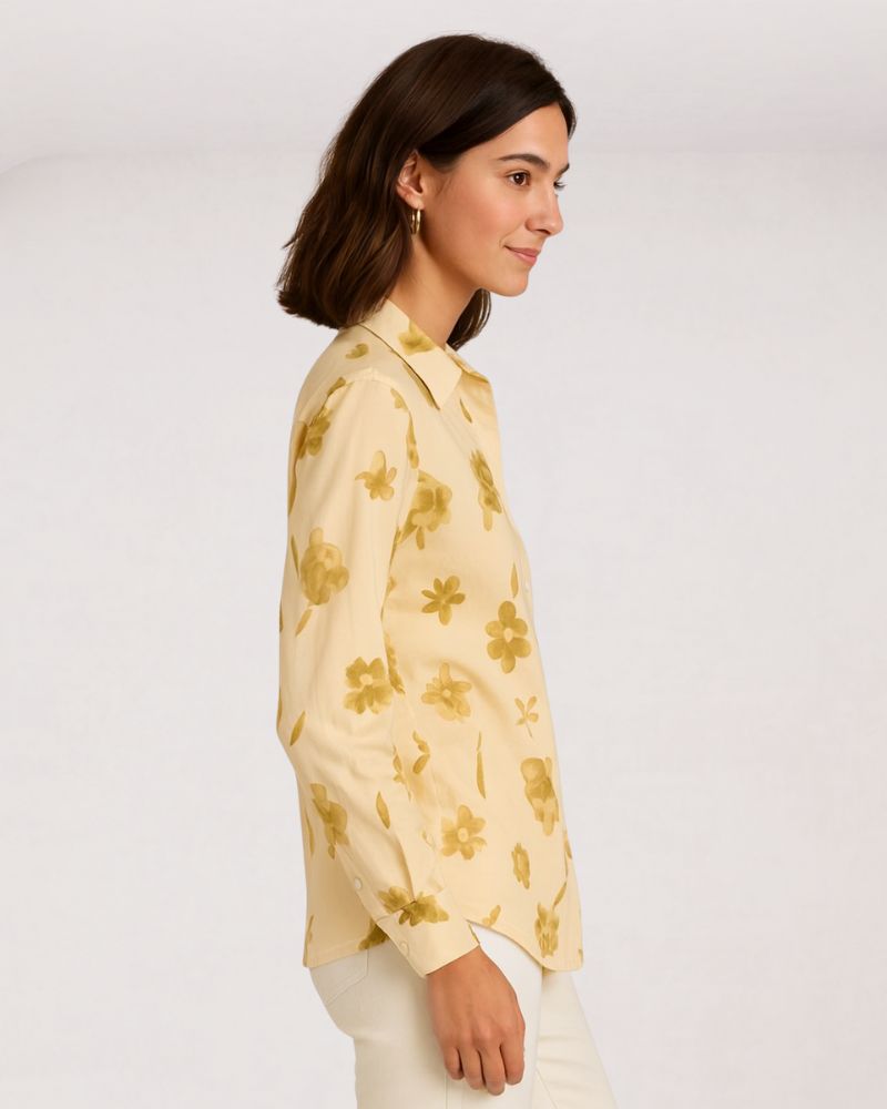 Abstract Floral Shirt