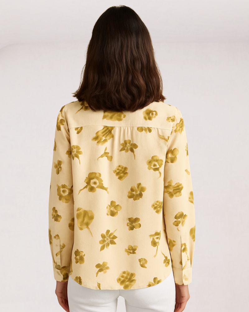 Abstract Floral Shirt