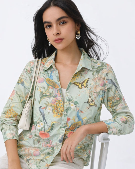 Vintage Garden Women Shirt