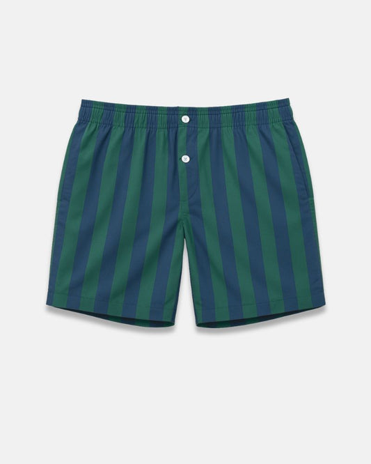 Blue & Green Stripes Boxer