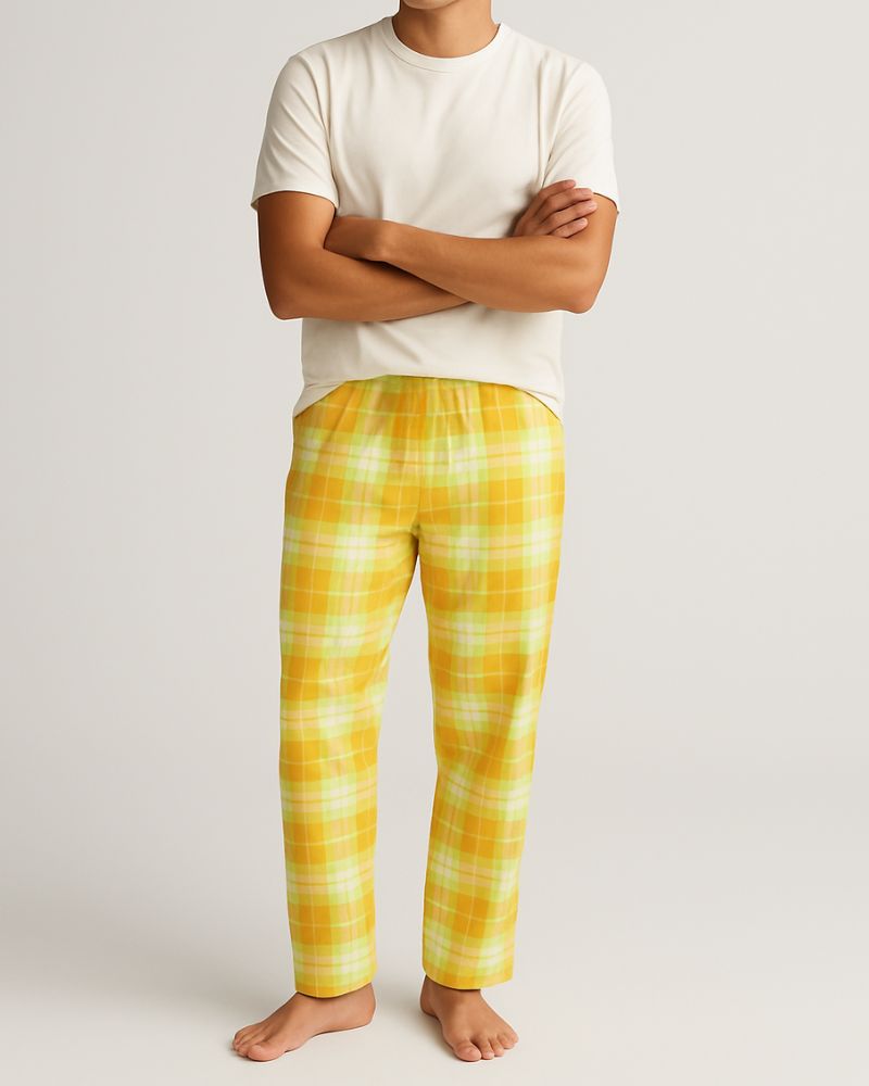 Yellow Checks Pajama