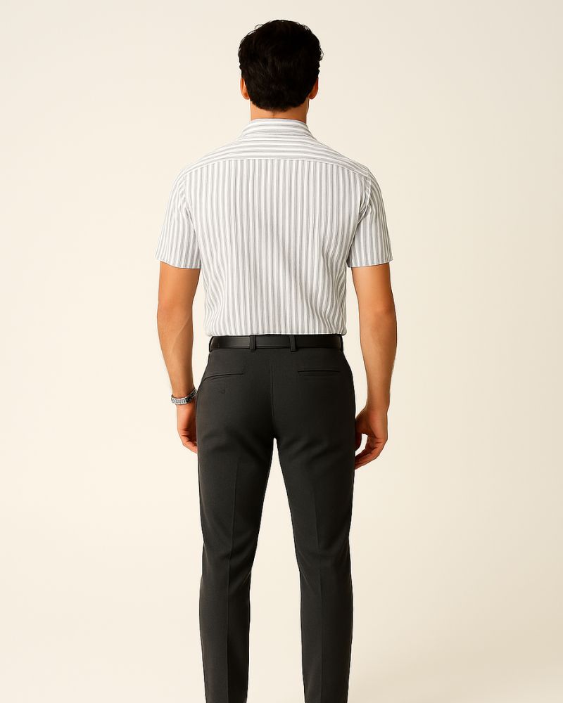 Grey Stretch Pants