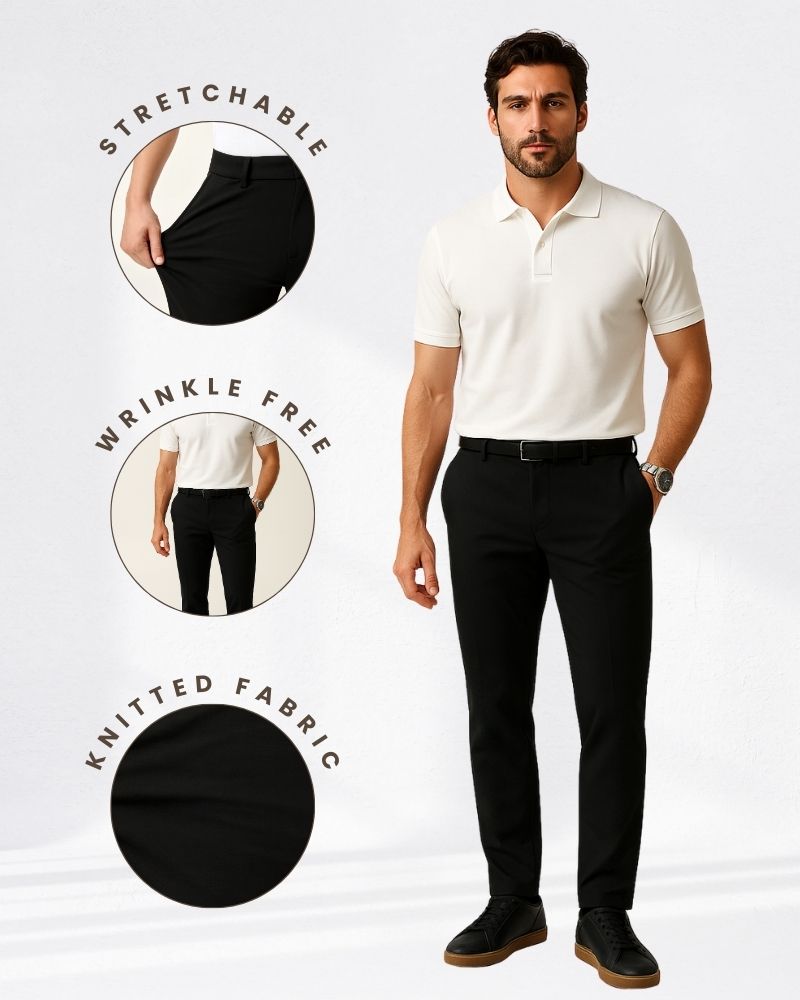 Black Stretch Pants