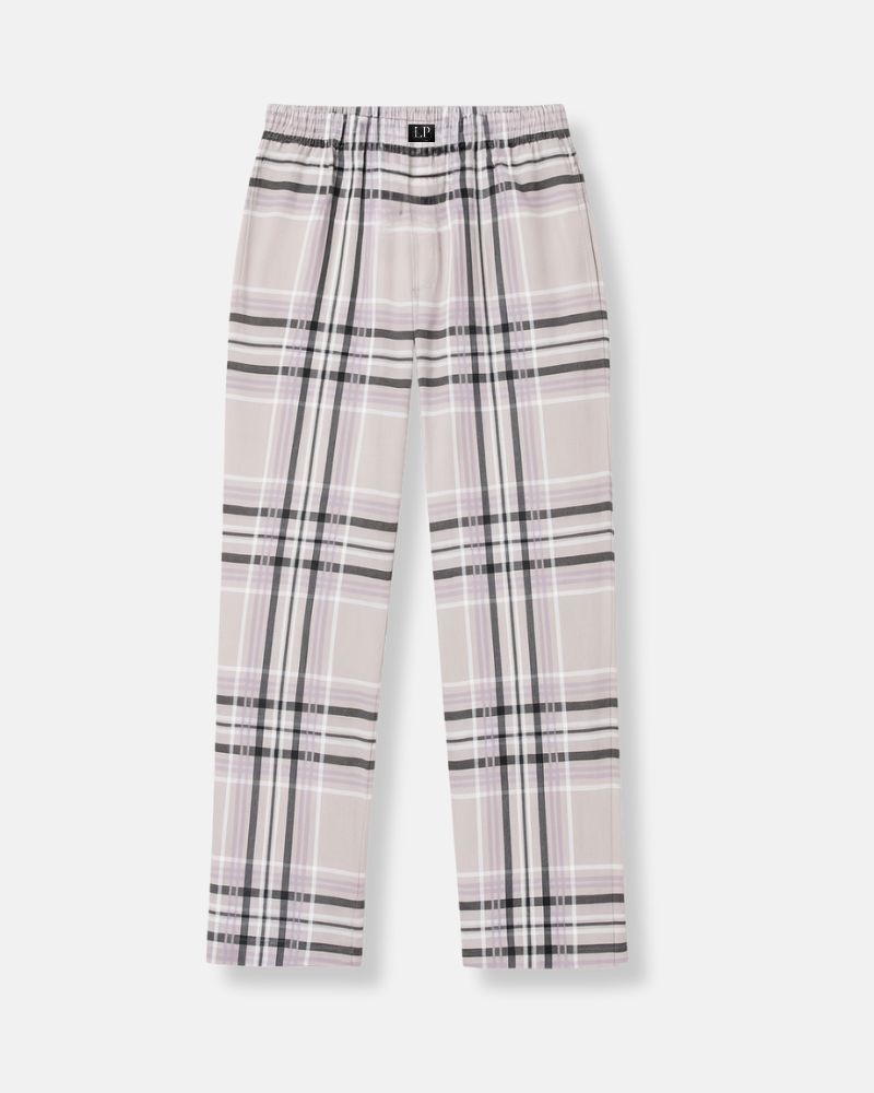 Off-White Tartan Pajama