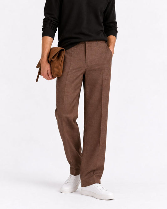 Coffee Cotton Pant