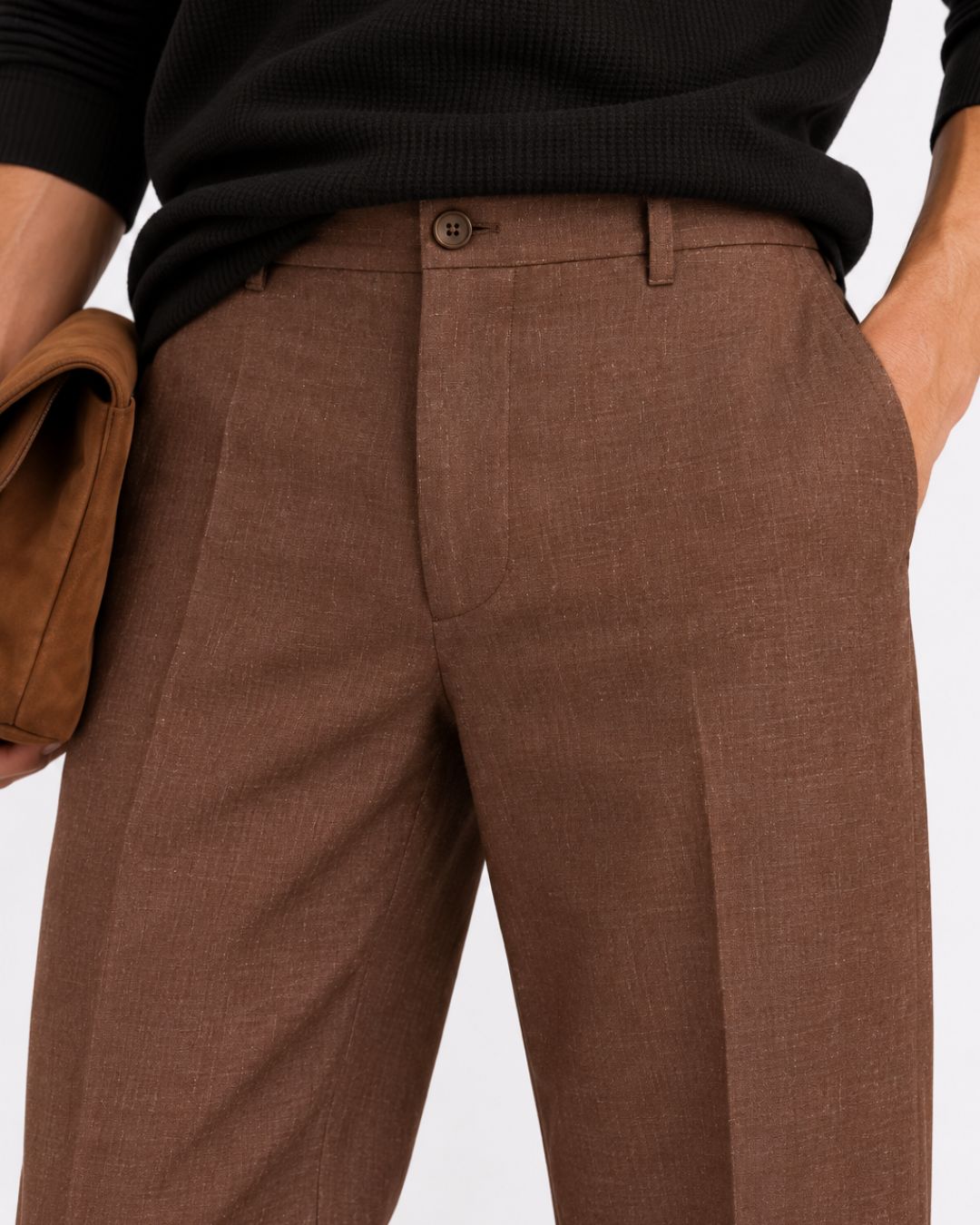 Coffee Cotton Pant