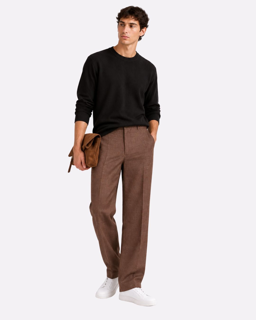 Coffee Cotton Pant