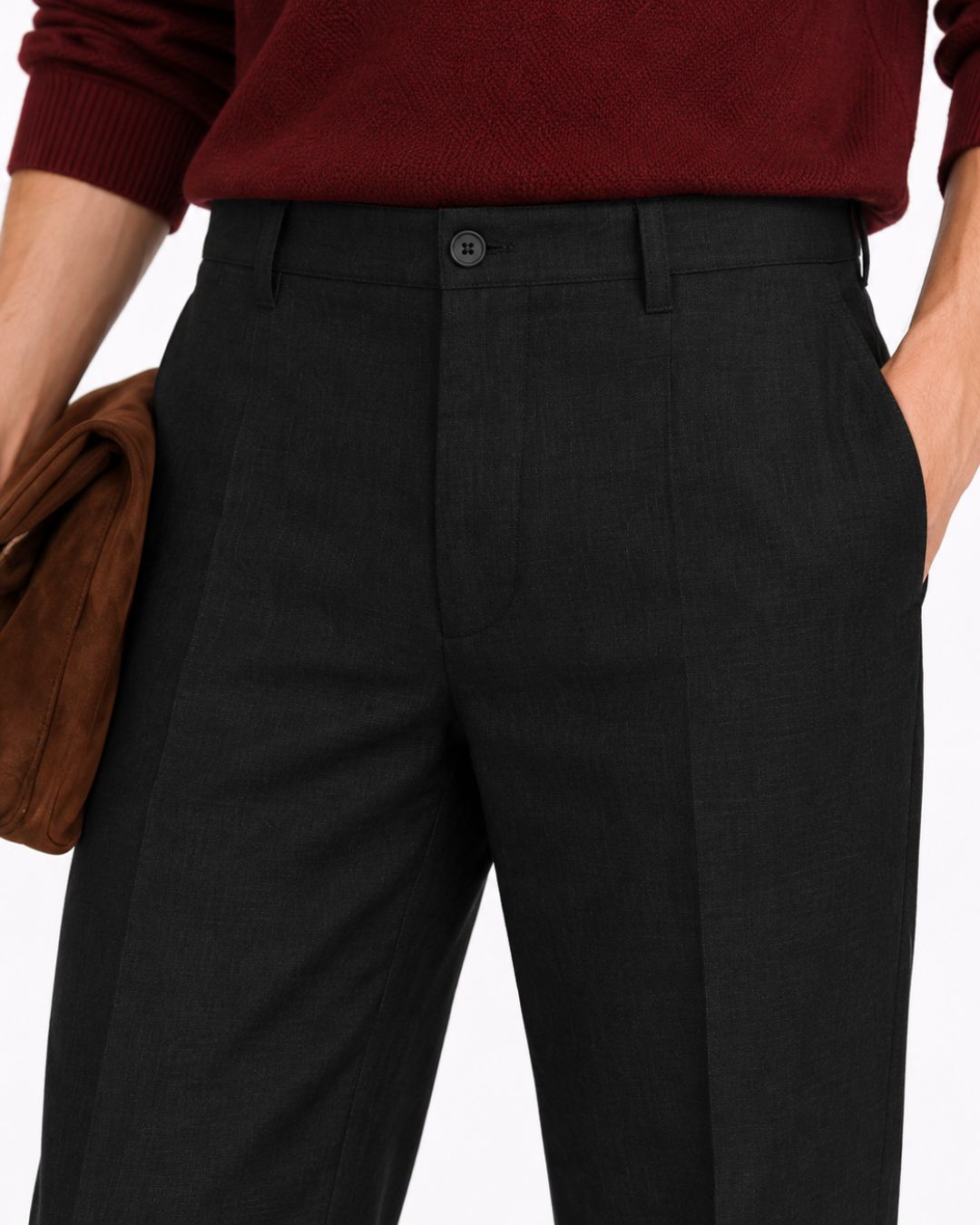 Black Cotton Pant