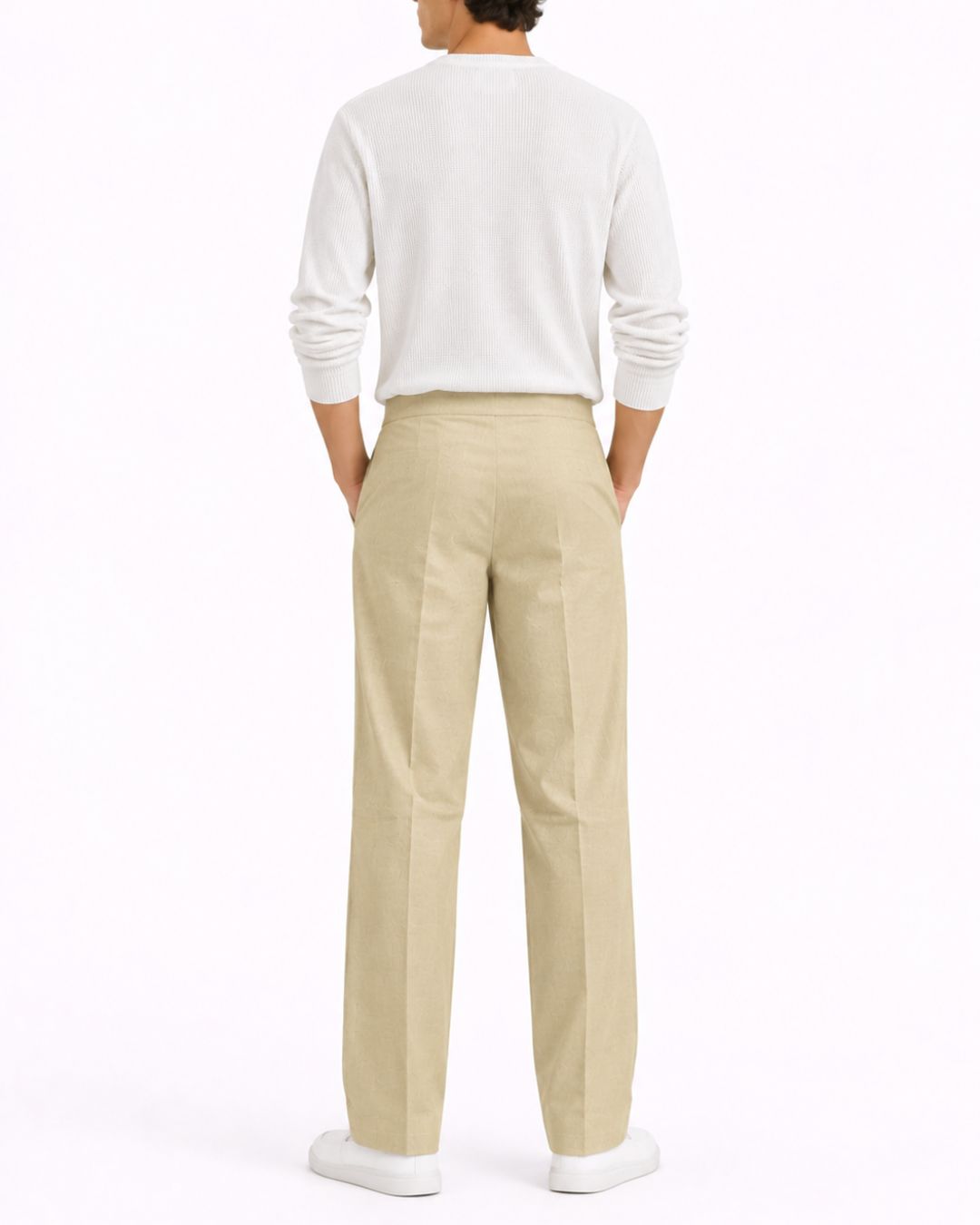 Cream Cotton Pant