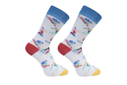 Skis Printed Socks