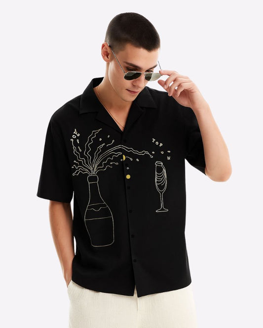 Beach Party Black Shirt