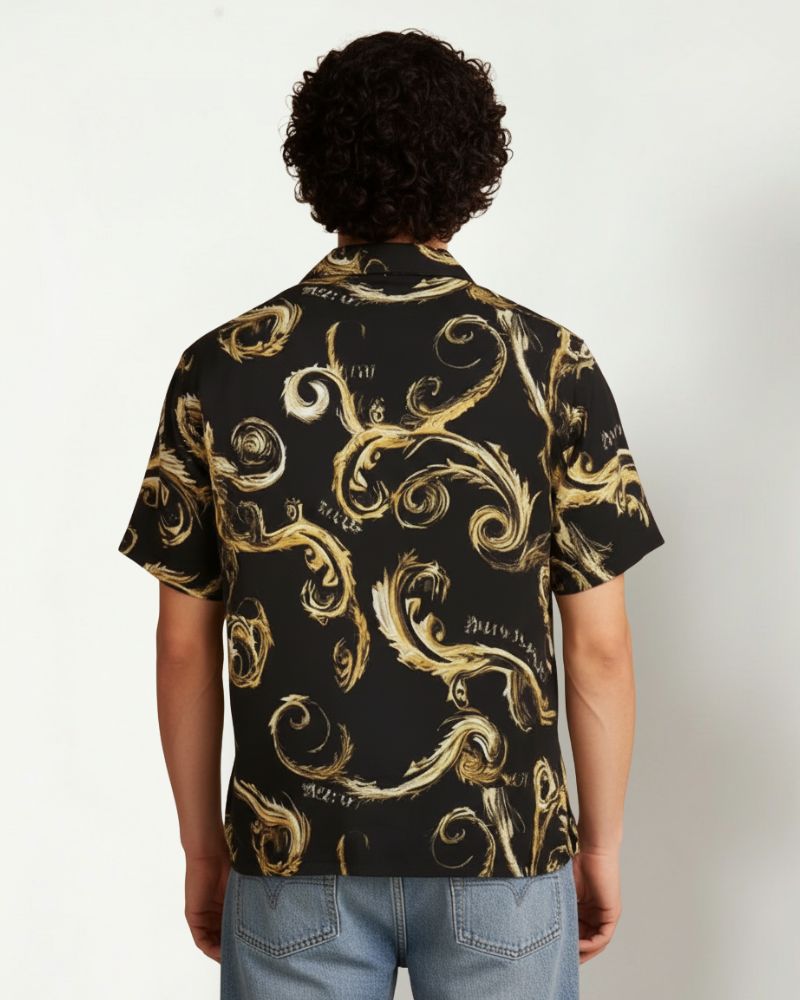 Exotic Golden Black Shirt