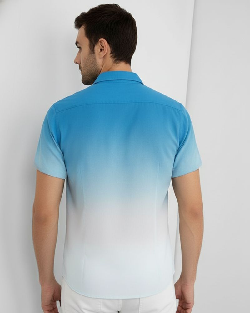 Ocean Blue Ombre Shirt