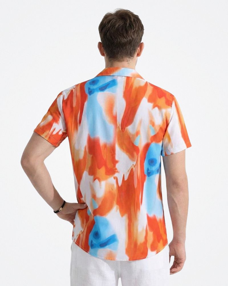 Abstract Multi-Color Shirt