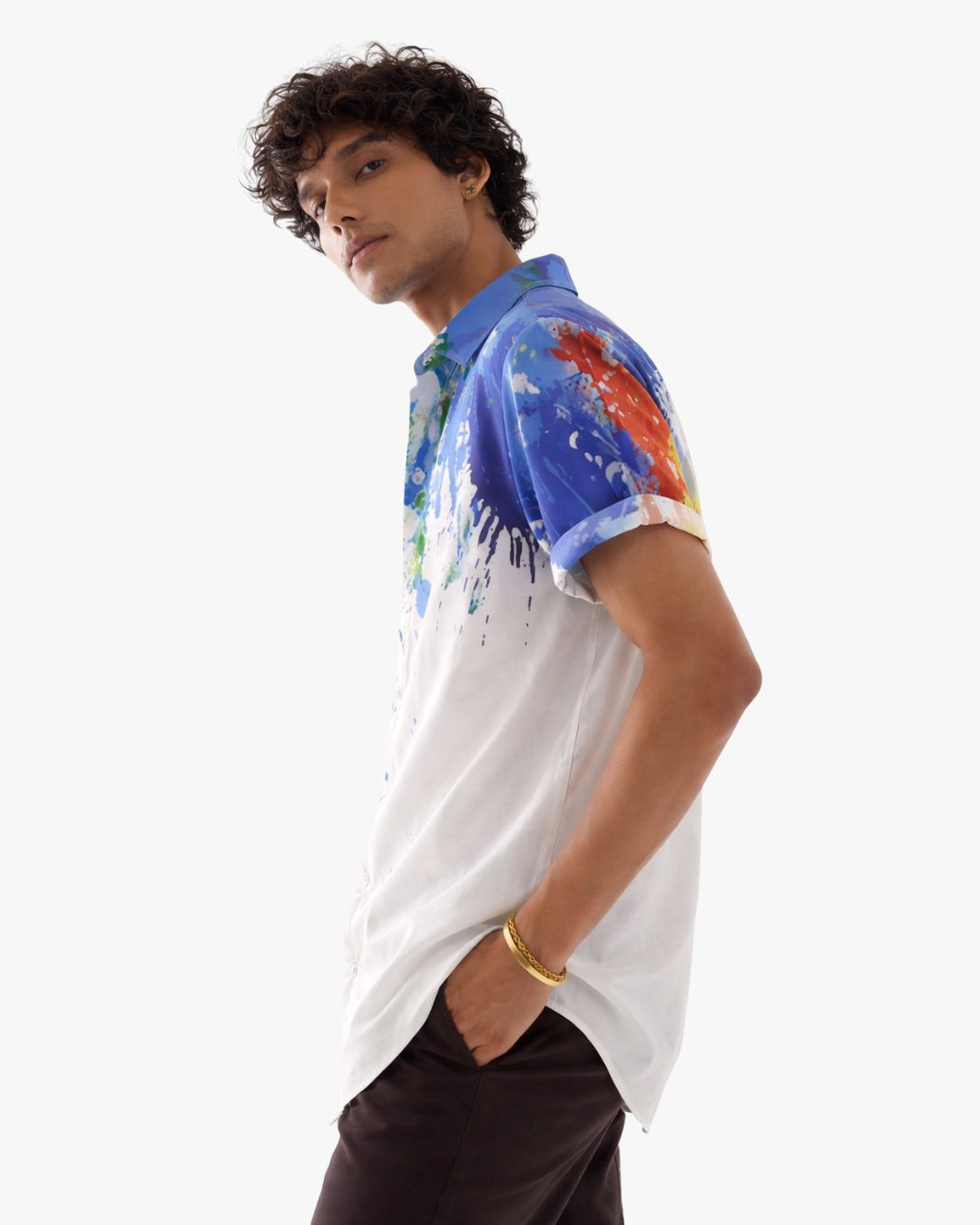 Holi Prints Colourful Shirt